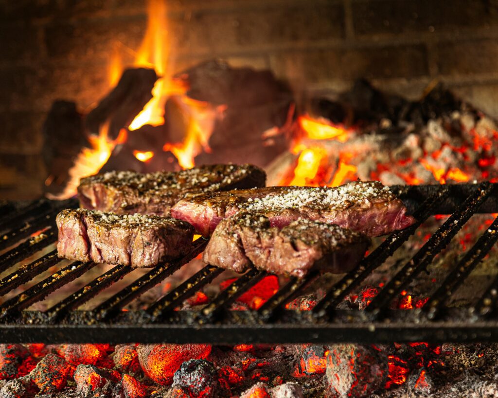 Smoked and charred steak in the best steak in boulder guide